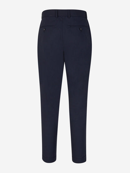Outlet online Officine Générale Hombre Pantalones Pierre Algodón color Azul Marino sku 521-003050 01 - Foto 2