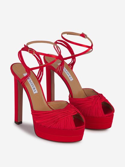 Outlet online Aquazzura Mujer Sandalias Bellini Beauty color Rojo sku 800-005166 01 - Foto 2
