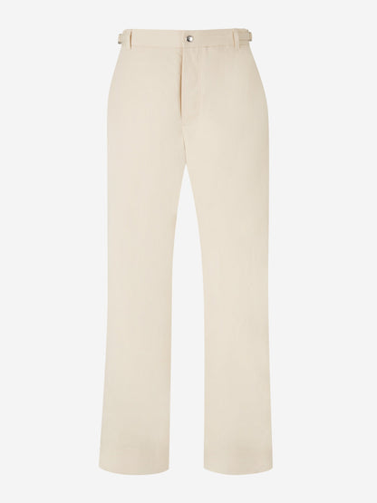 Outlet online Jacquemus Hombre Pantalones Chinos Le pantalon Jean color Crema sku 521-003143 01 - Foto 2