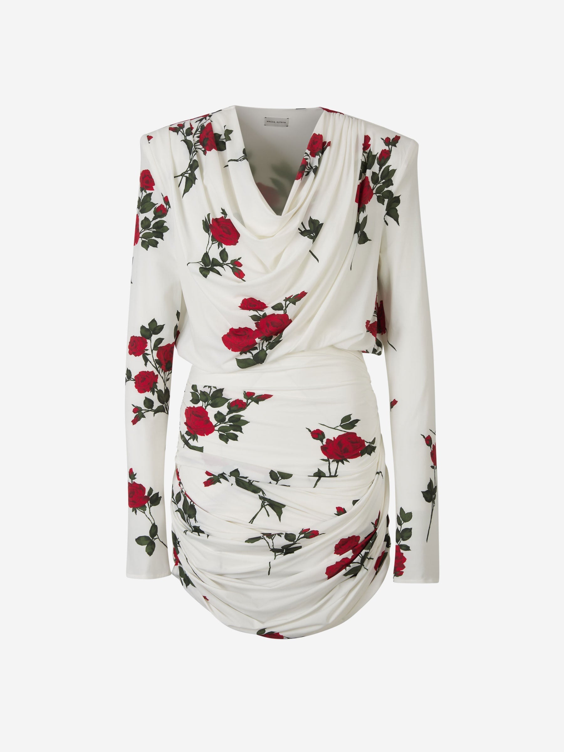 Outlet online Magda Butrym Mujer Vestido Mini Drapeado color Floral sku 731-005906 01 - Foto 2