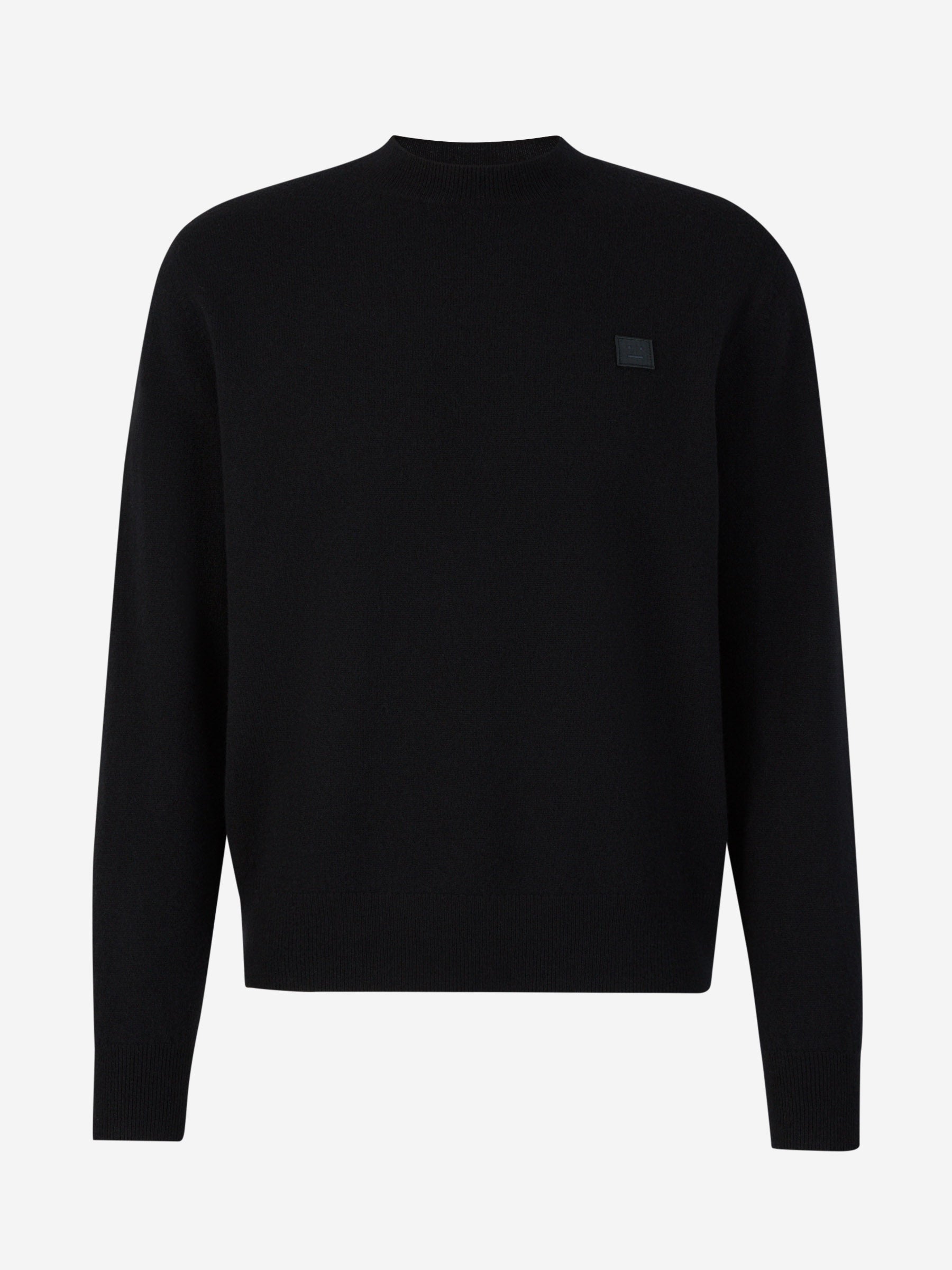 Outlet online Acne Studios Face Hombre Jersey Lana Logo color Negro sku 542-002323 01 - Foto 1