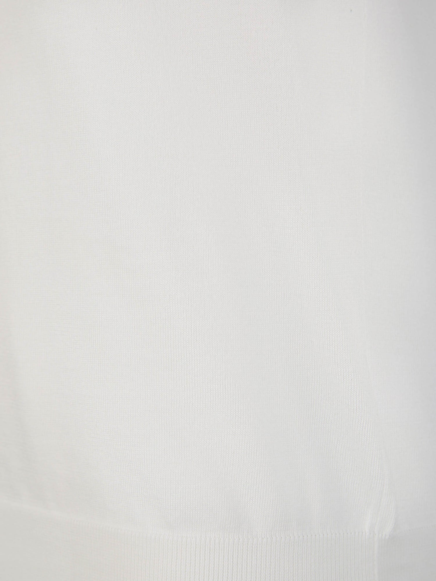 Outlet online Brunello Cucinelli Hombre Camiseta Punto Algodón color Blanco sku 553-003565 00 - Foto 5