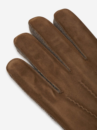 Santa Eulalia Guantes Punto Cashmere color Marron sku 680-000111 01 - Foto 2