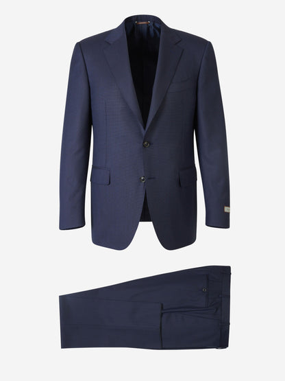 Outlet online Canali Hombre Traje Clásico Lana color Azul Noche sku 312-002801 01 - Foto 1
