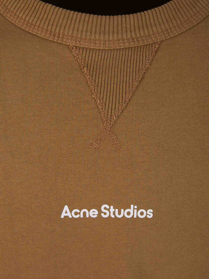 Outlet online Acne Studios Hombre Sudadera Crewneck Estampada color Marrón sku 545-001516 01 - Foto 3