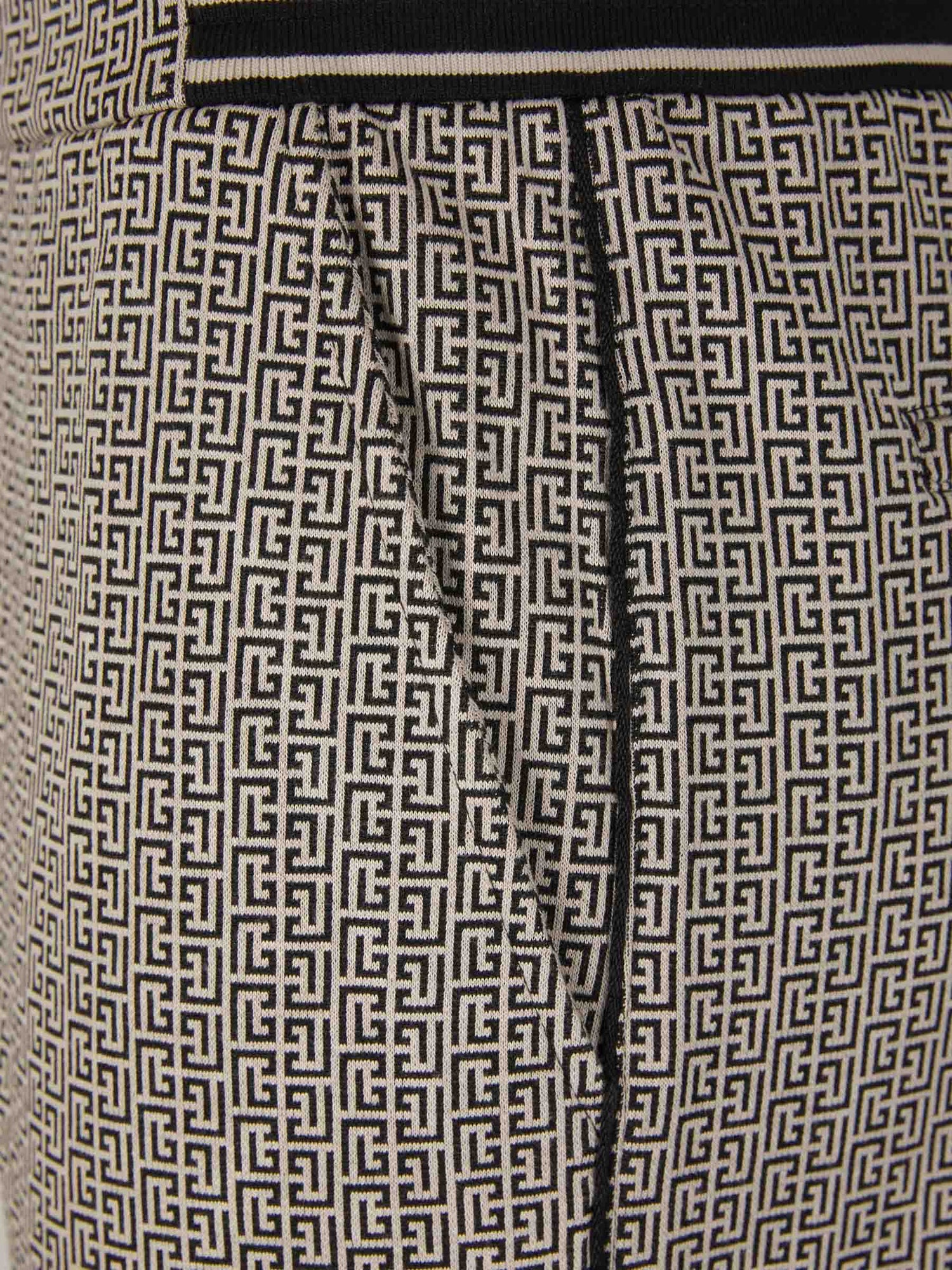 Outlet online Balmain Hombre Joggers Jacquard Monograma color Negro sku 521-002793 00 - Foto 4