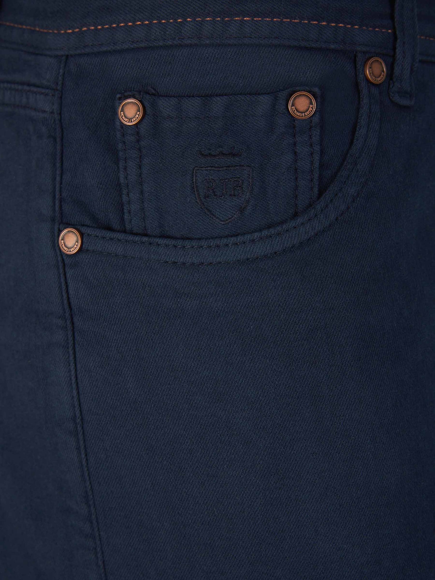 Outlet online Richard J. Brown Hombre Pantalones 5 Bolsillos color Azul Marino sku 522-002569 05 - Foto 3