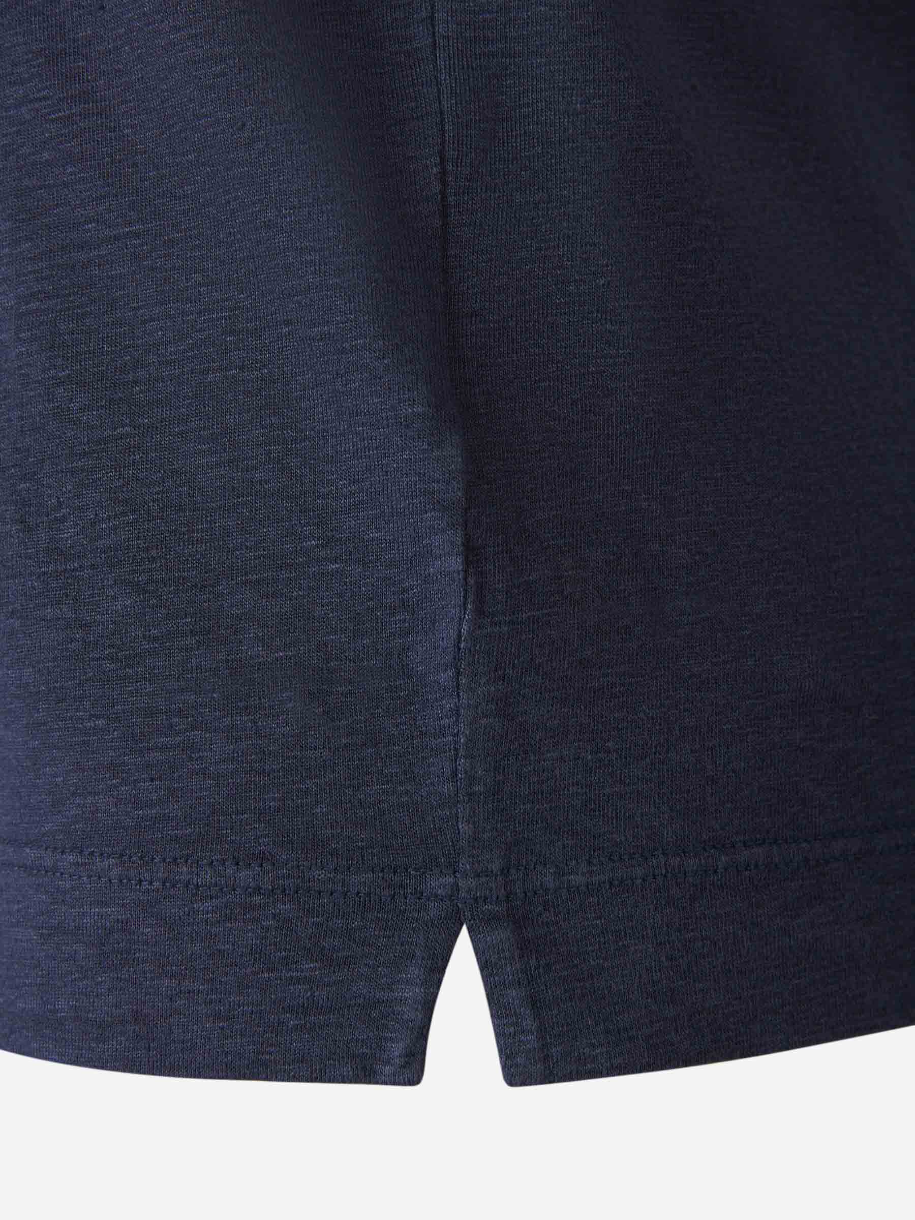 Outlet online Santa Eulalia Hombre Camiseta Punto Lino color Azul Marino sku 553-003693 03 - Foto 4