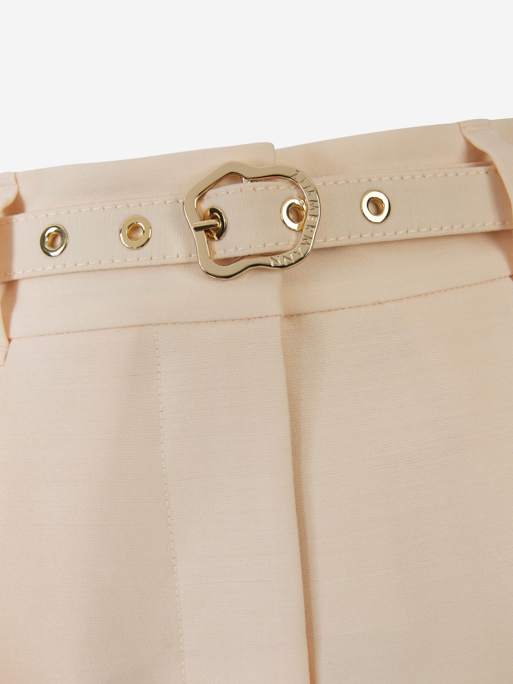Outlet online Zimmermann Mujer Bermudas Cinturón Lana color Rosa Palo sku 762-000464 01 - Foto 6