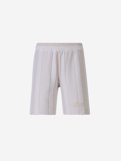 Outlet online Givenchy Hombre Bermudas Texturizadas Motivo Rayas color Beige sku 523-001009 01 - Foto 1