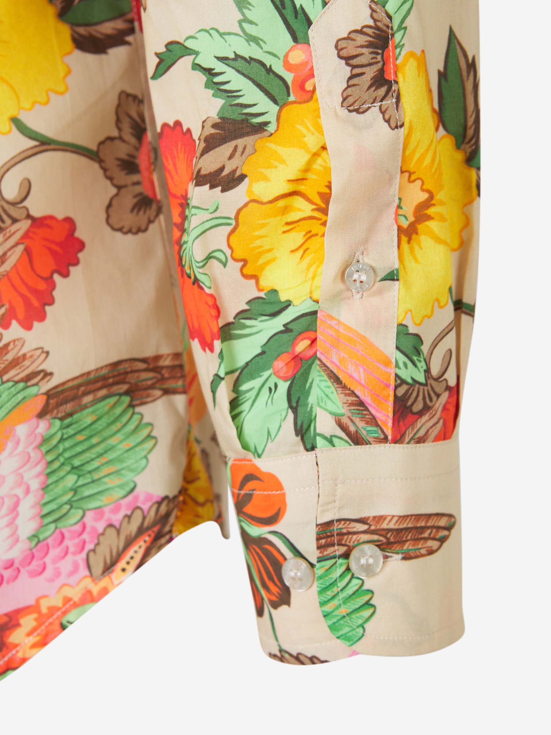 Outlet online Etro Hombre Camisa Motivo Floral color Naranja sku 531-006214 01 - Foto 5