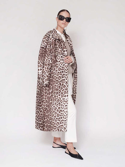 Outlet online Zimmermann Mujer Abrigo Illustration Pocket color Leopardo sku 771-001545 01 - Foto 2