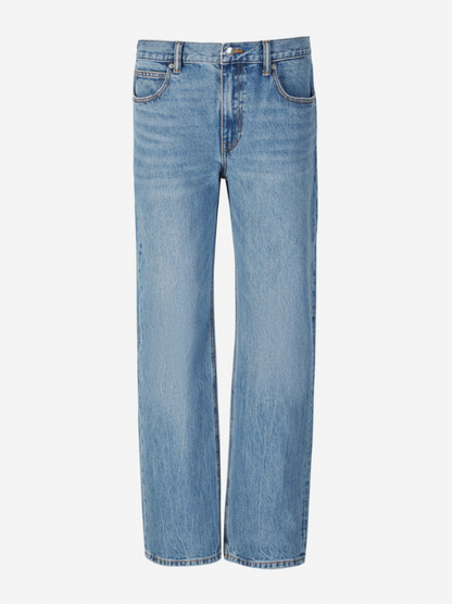 Outlet online Alexander Wang Mujer Jeans Straight Algodón color Azul Denim sku 763-001458 01 - Foto 1