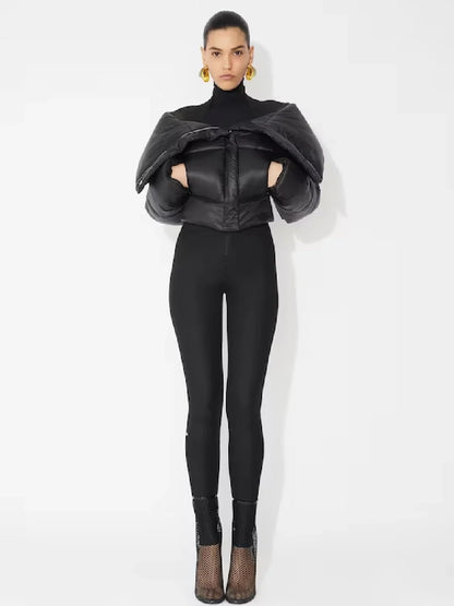 Outlet online Alaïa Mujer Chaqueta Acolchada Ajustada color Negro sku 774-000405 01 - Foto 2