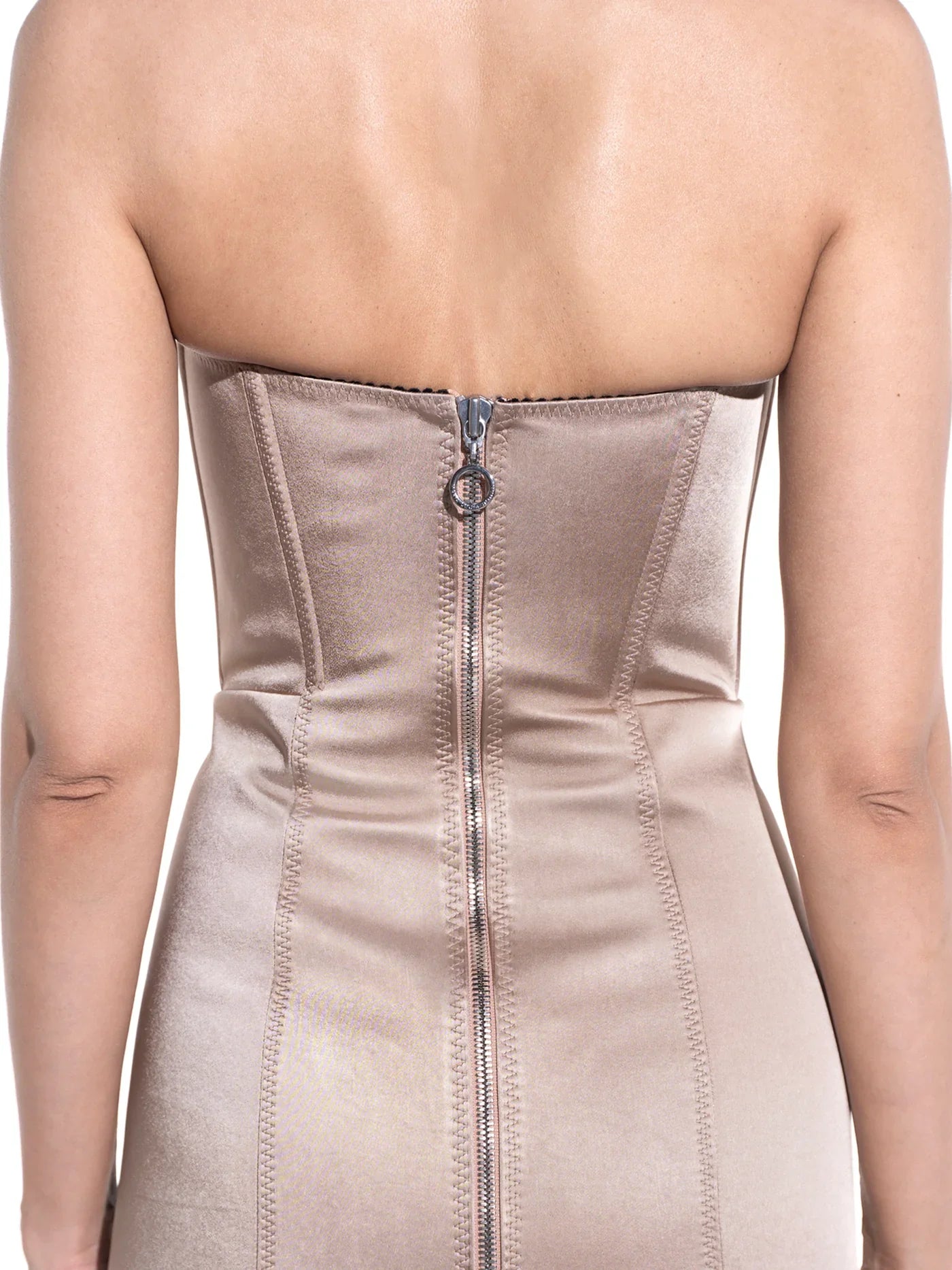 Outlet online Maria Lucia Hohan Mujer Vestido Midi Nemy color Taupe sku 721-000503 01 - Foto 3