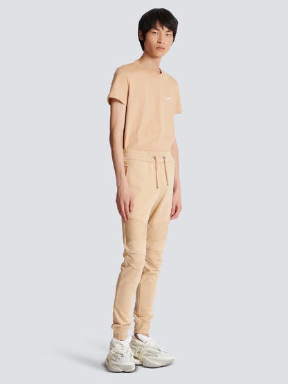 Outlet online Balmain Hombre Joggers Algodón color Crema sku 521-002951 01 - Foto 2