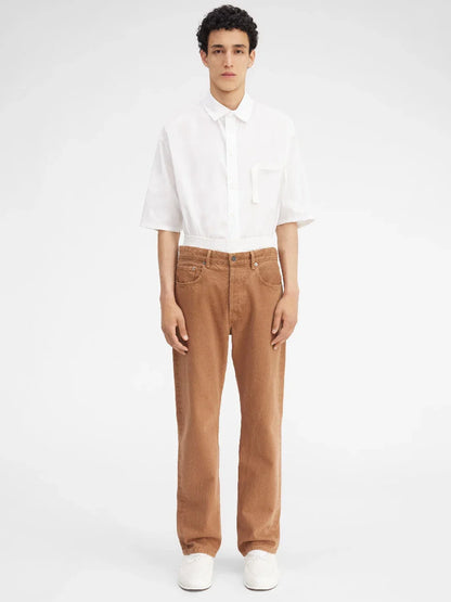 Outlet online Jacquemus Hombre Jeans Straight Le de Nîmes Fresa color Caramelo sku 522-002510 01 - Foto 2
