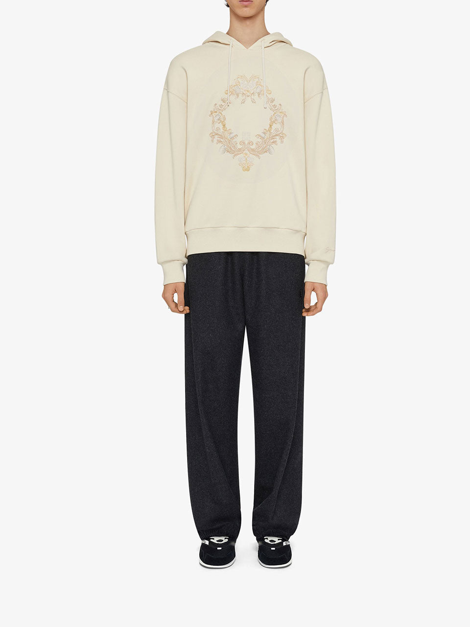 Outlet online Givenchy Hombre Sudadera Motivo Barroco color Beige sku 545-001682 01 - Foto 1