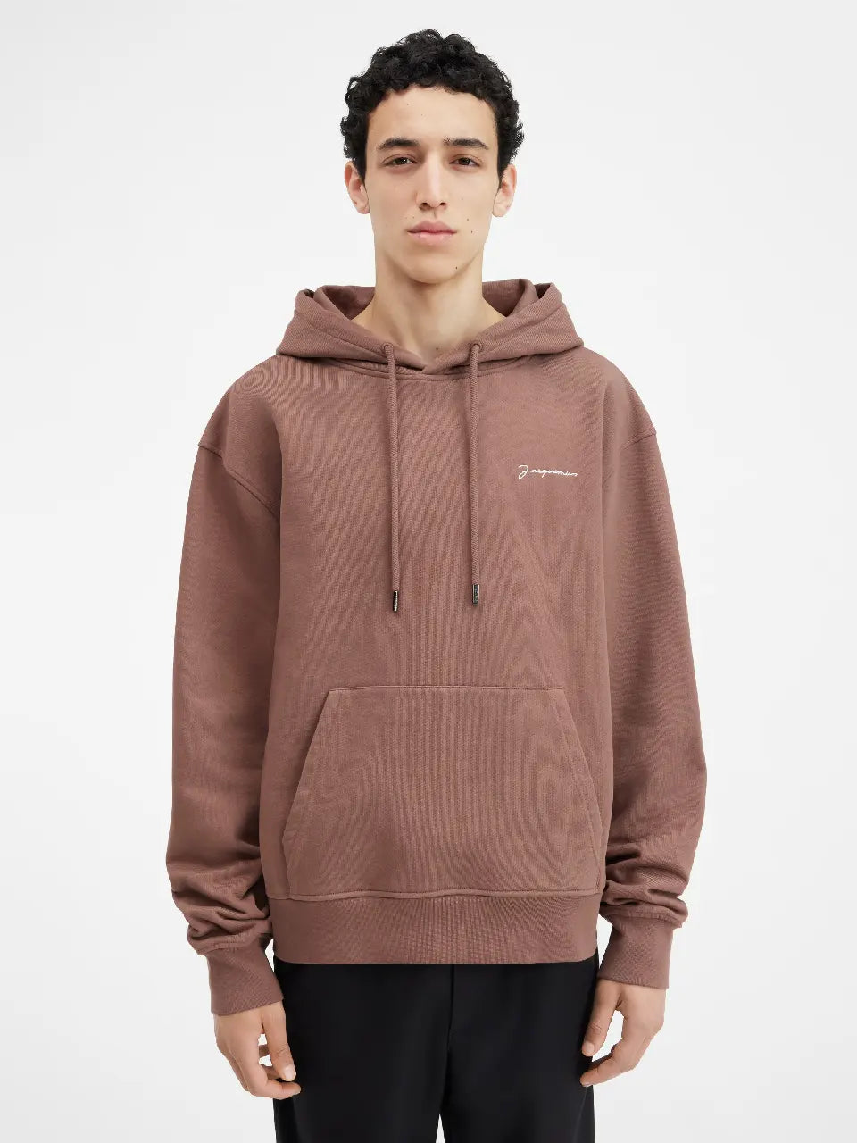 Outlet online Jacquemus Hombre Sudadera Le Sweatshirt Brodé color Marron sku 545-001453 02 - Foto 8