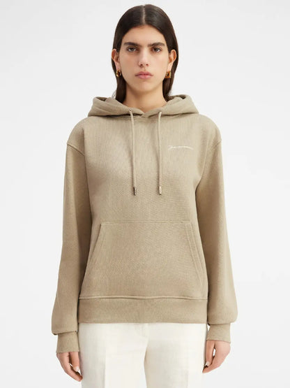 Outlet online Jacquemus Mujer Sudadera Le Brodé color Verde Militar sku 715-000113 01 - Foto 2