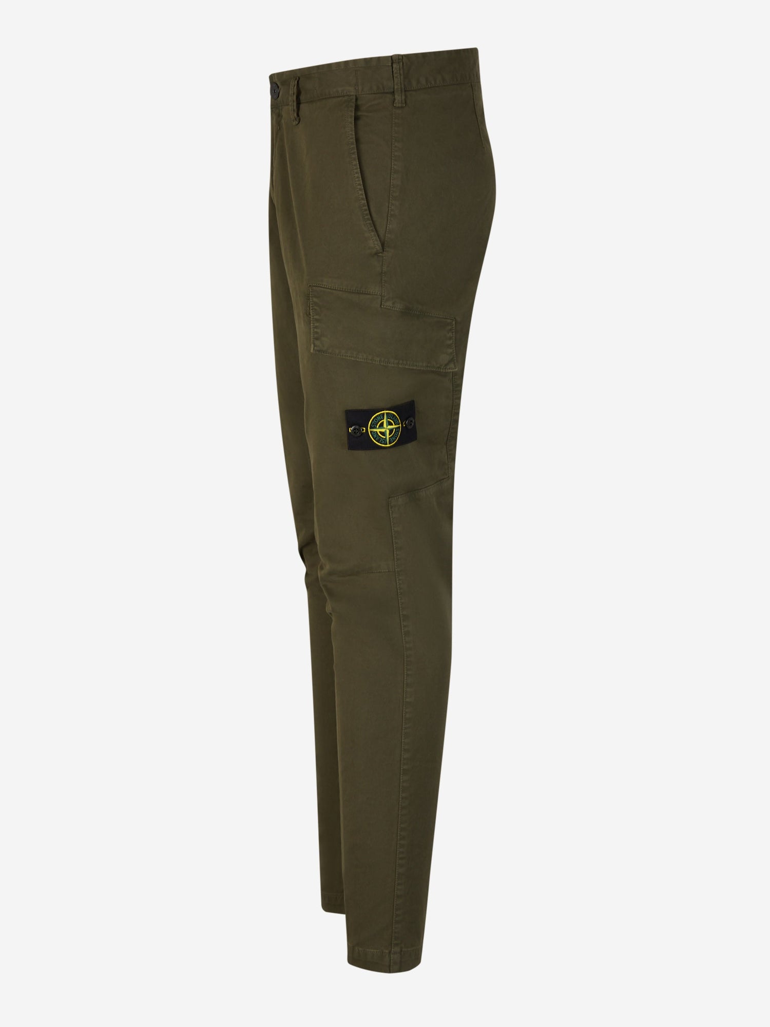 Outlet online Stone Island Hombre Pantalones Cargo Algodón color Verde Oscuro sku 521-002881 02 - Foto 2