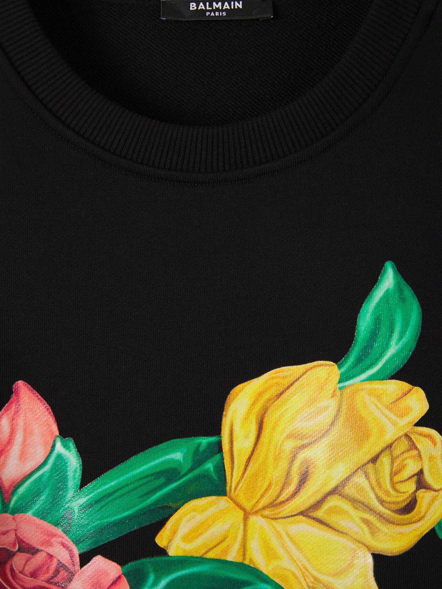 Outlet online Balmain Mujer Sudadera Logo Algodón color Negro sku 715-000136 01 - Foto 3