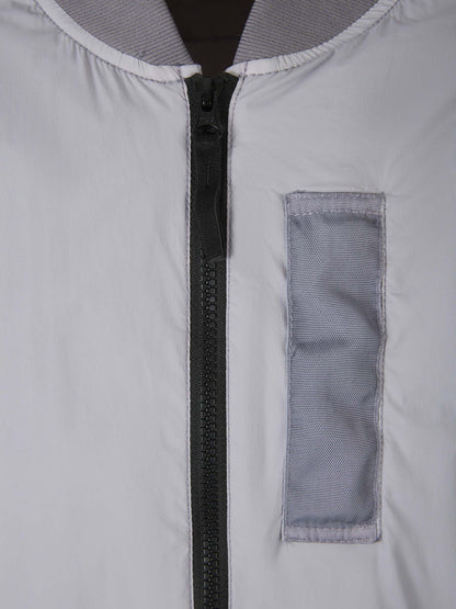 Outlet online Stone Island Hombre Chaqueta Técnica Bomber color Gris Claro sku 512-002220 02 - Foto 4