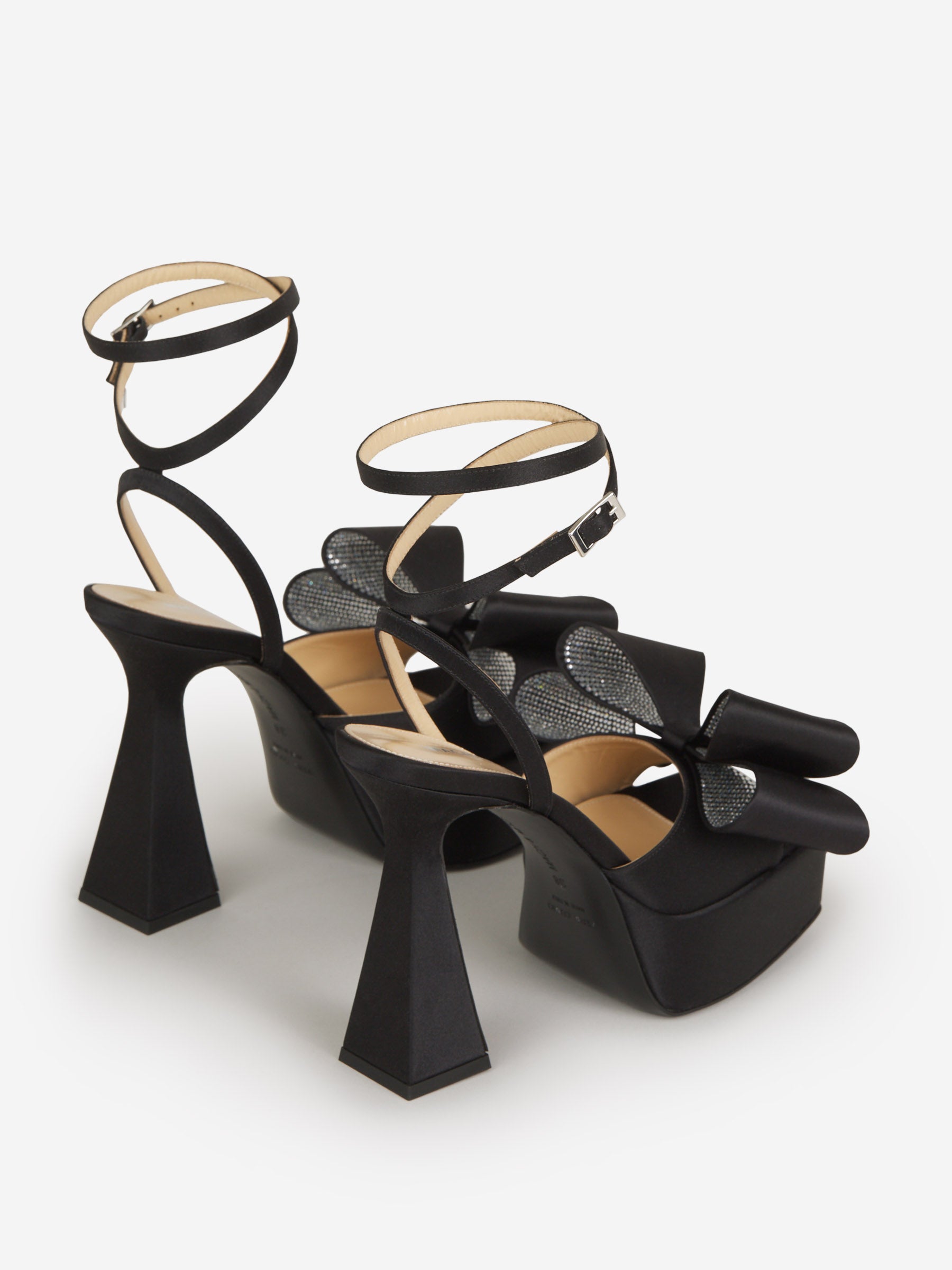 Outlet online MACH &amp; MACH Mujer Sandalias Plataforma Double Bow color Negro sku 800-005043 01 - Foto 3