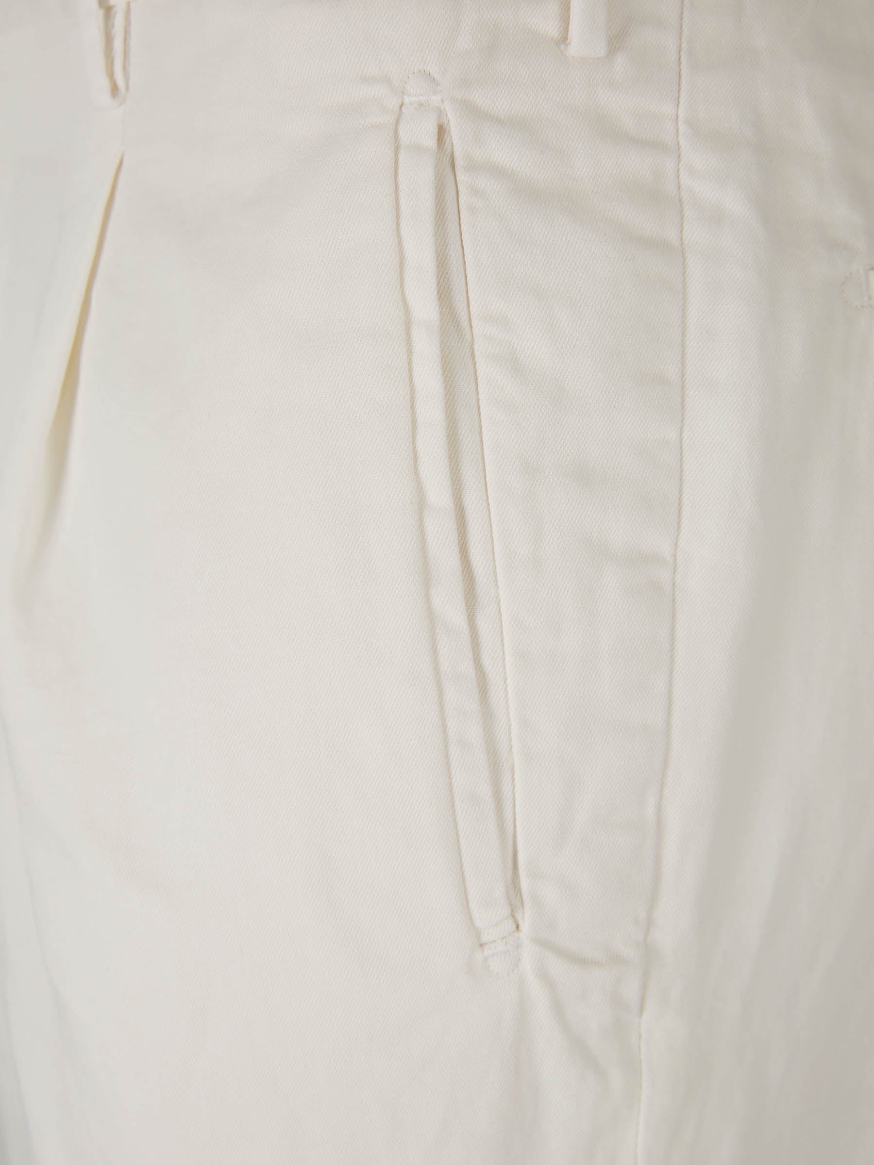 Outlet online Incotex Hombre Pantalones Chinos Tapered Fit color Blanco sku 521-002976 04 - Foto 3