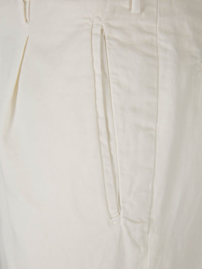 Outlet online Incotex Hombre Pantalones Chinos Tapered Fit color Blanco sku 521-002976 04 - Foto 3