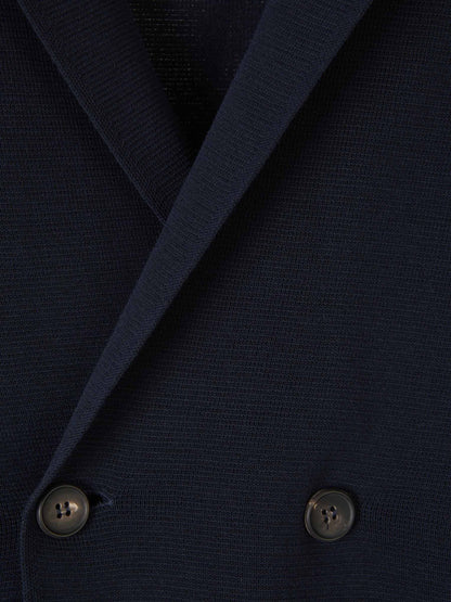 Outlet online Santa Eulalia Hombre Americana Punto Algodón color Azul Marino sku 302-003471 02 - Foto 3