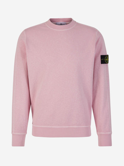 Outlet online Stone Island Hombre Sudadera Crewneck Algodón color Rosa Palo sku 545-001585 01 - Foto 1