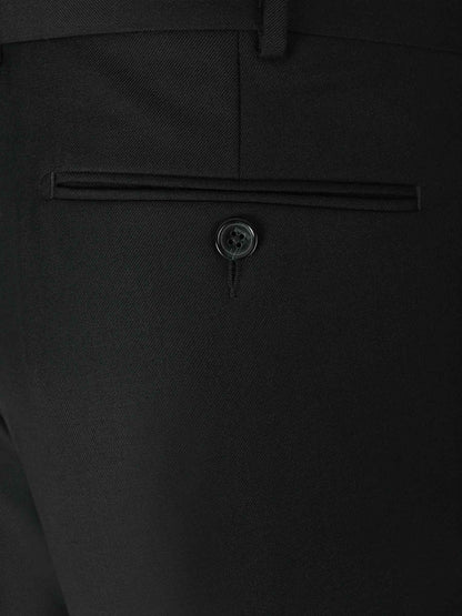 Outlet online Santa Eulalia Hombre Pantalones Formales Lana color Negro sku 321-000316 04 - Foto 4