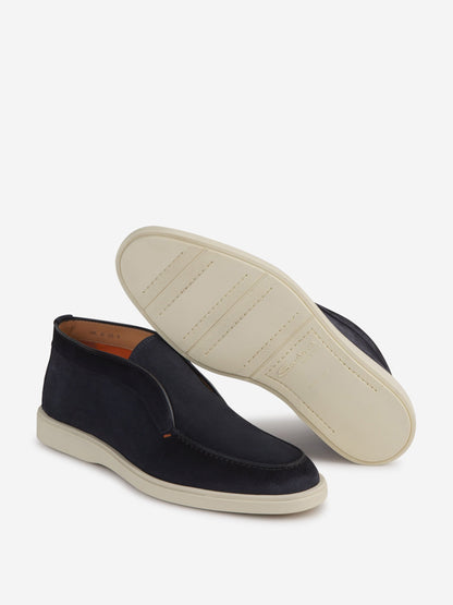 Outlet online Santoni Hombre Mocasines Altos Piel color Azul Noche sku 611-004409 01 - Foto 5