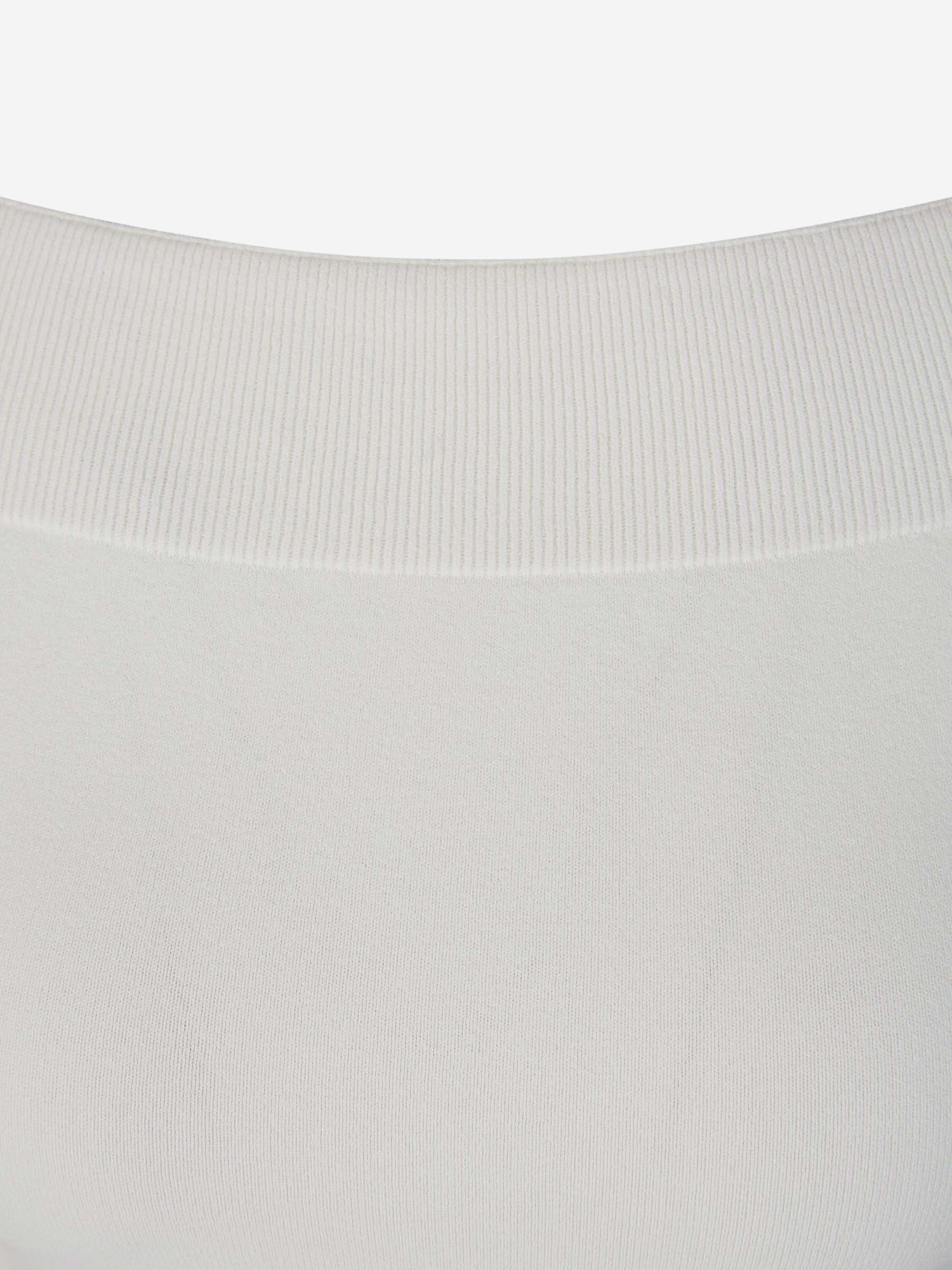 Outlet online McQueen Mujer Top Punto Canalé color Blanco sku 703-002138 01 - Foto 3