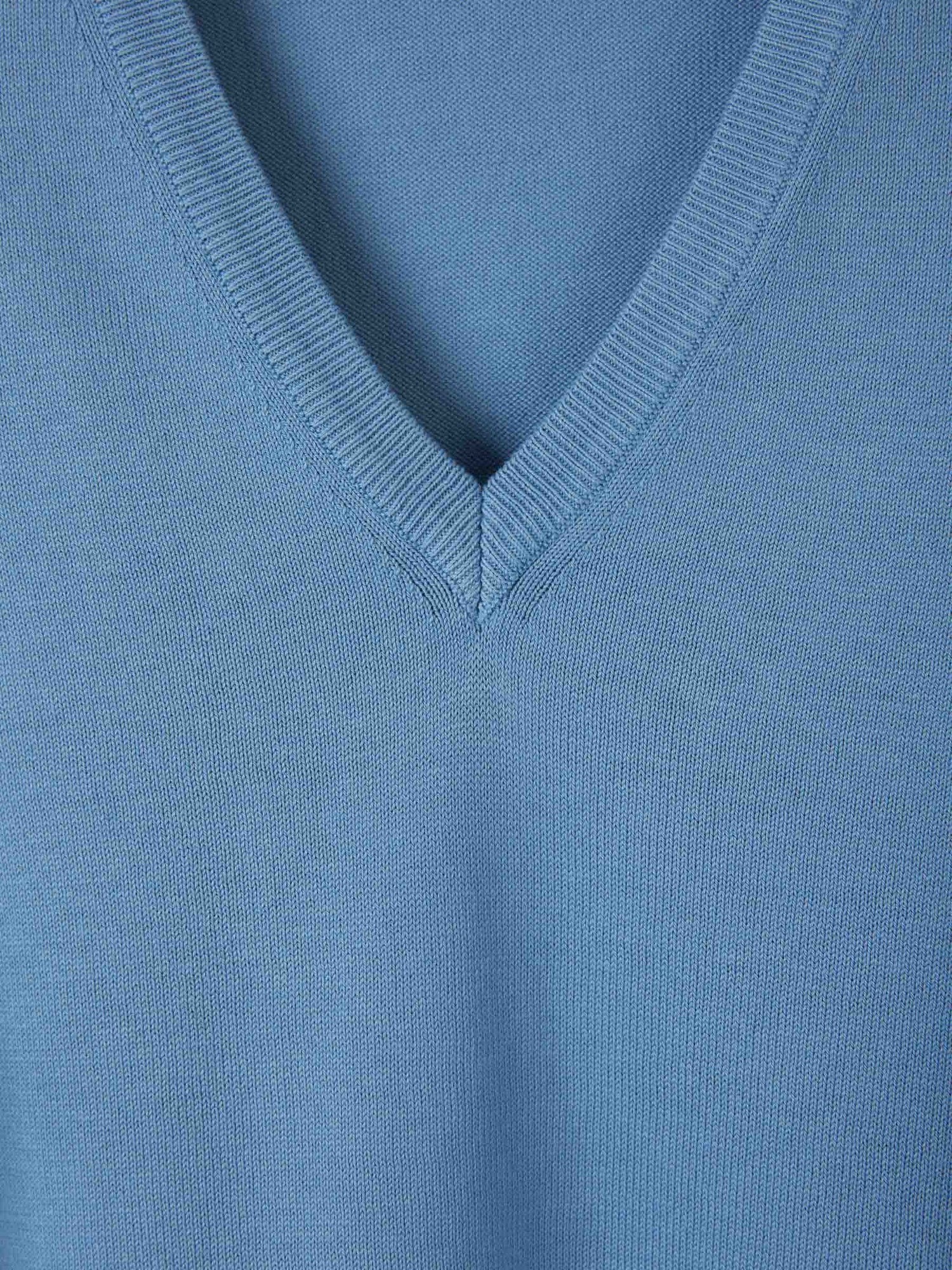 Outlet online Santa Eulalia Hombre Jersey Cuello Pico color Azul sku 542-002356 01 - Foto 3