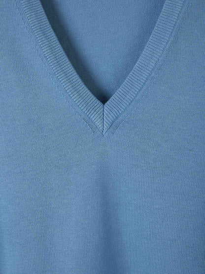 Outlet online Santa Eulalia Hombre Jersey Cuello Pico color Azul sku 542-002356 01 - Foto 3