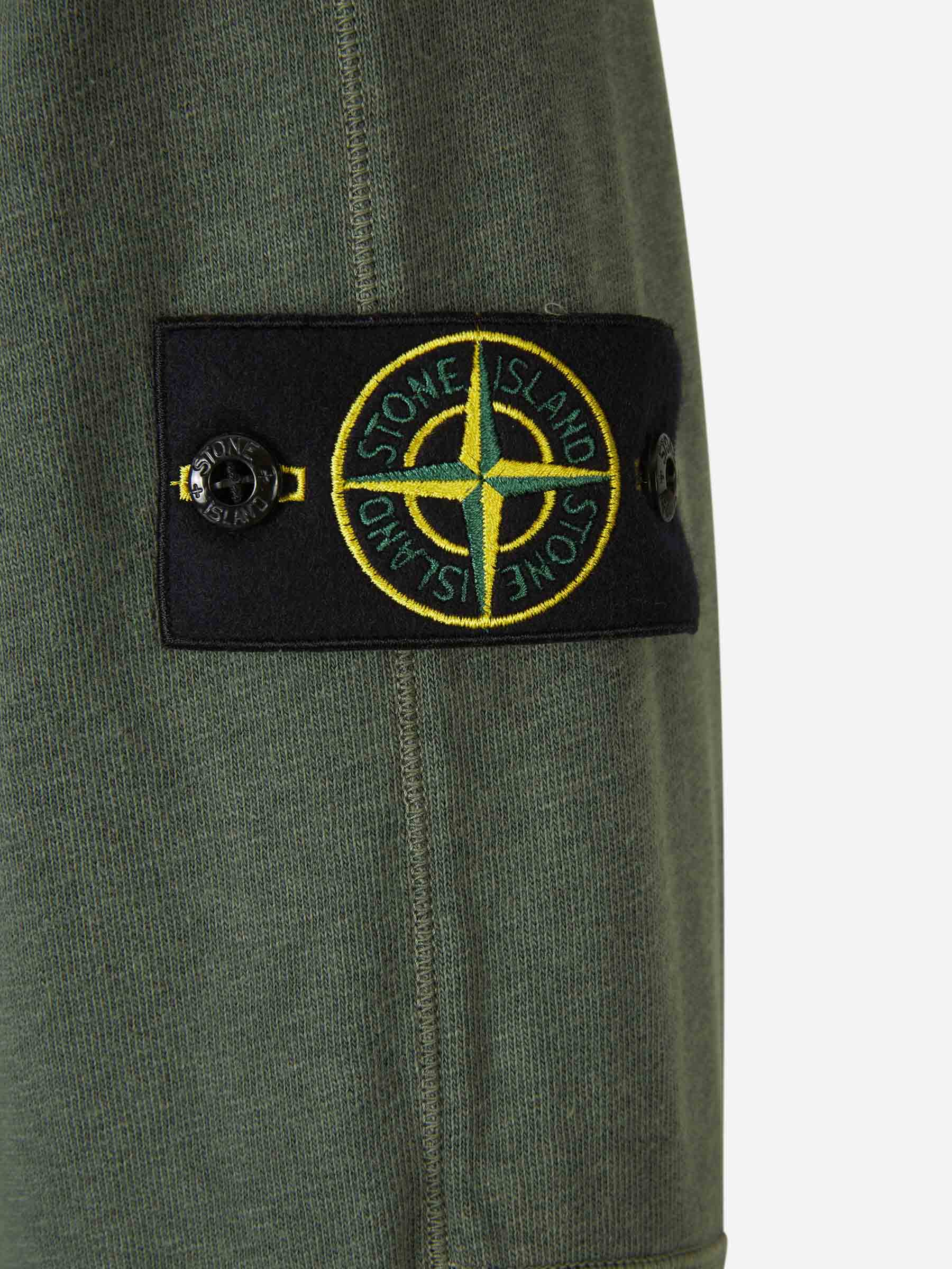 Outlet online Stone Island Hombre Sudadera Cremallera Algodón color Verde Oscuro sku 545-001581 02 - Foto 5