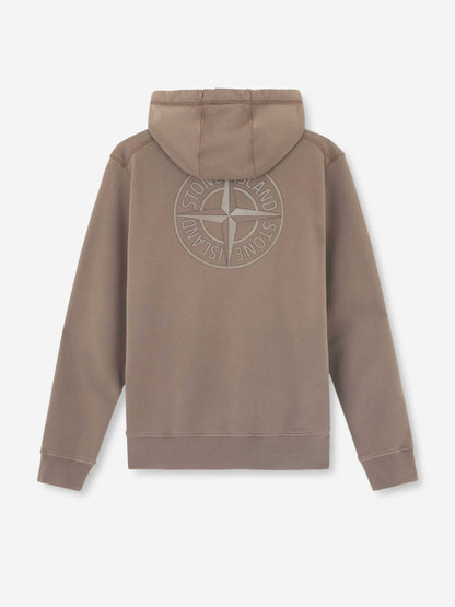 Outlet online Stone Island Hombre Sudadera Logo Algodón color Marron sku 545-001662 03 - Foto 3