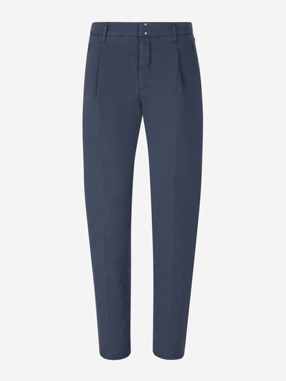 Outlet online Incotex Blue Division Hombre Pantalones Formales Algodón color Azul sku 521-003051 02 - Foto 1
