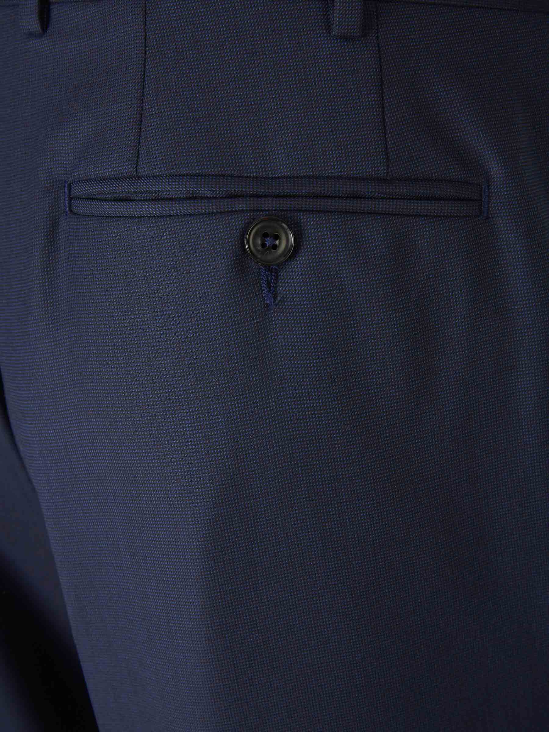 Outlet online Canali Hombre Traje Clásico Lana color Azul Noche sku 312-002801 01 - Foto 9
