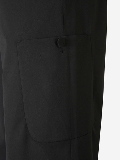 Outlet online Palm Angels Hombre Pantalones Cargo Wide Leg color Negro sku 521-002992 01 - Foto 5