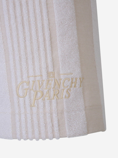 Outlet online Givenchy Hombre Bermudas Texturizadas Motivo Rayas color Beige sku 523-001009 01 - Foto 6