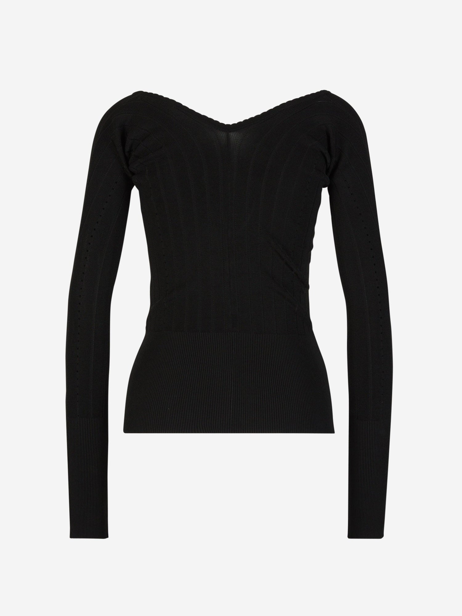 Outlet online Jacquemus Mujer Top Punto Logo color Negro sku 703-002095 01 - Foto 2
