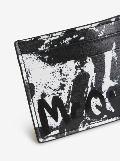 Outlet online McQueen Hombre Tarjetero Estampado Piel color Negro sku 691-001276 01 - Foto 4