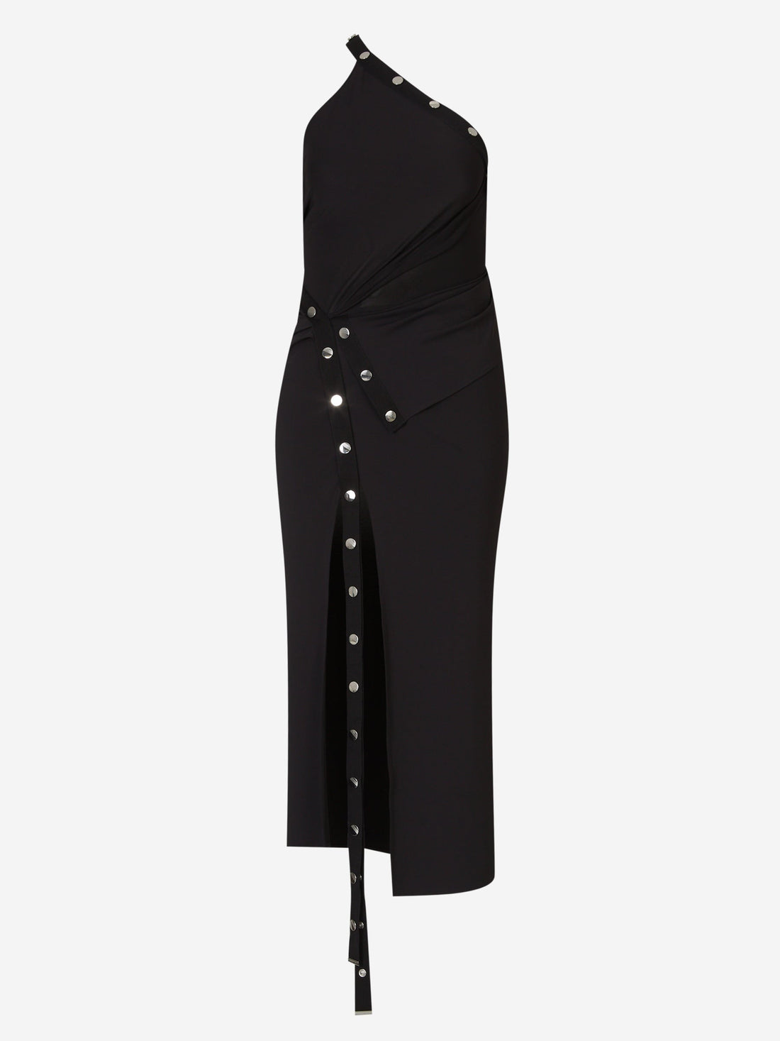 Outlet online The Attico Mujer Vestido Midi Botones color Negro sku 721-000173 01 - Foto 1