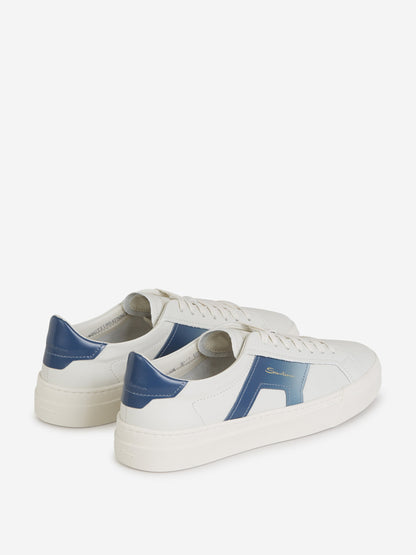 Outlet online Santoni Hombre Sneakers Double Buckle color Blanco sku 616-002730 01 - Foto 3