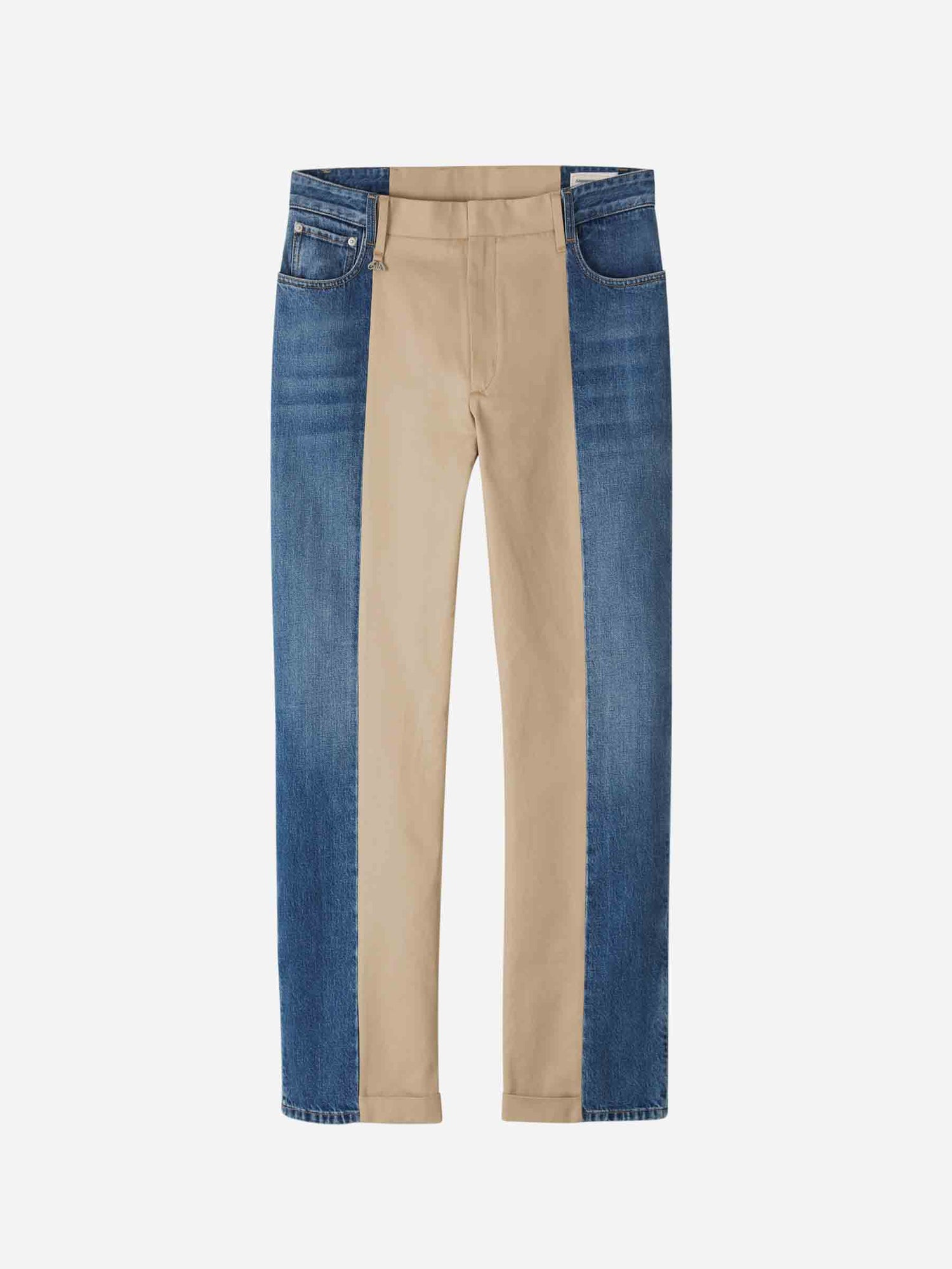 Alexander McQueen Pantalones Cinco Bolsillos Bicolor color Multicolor sku 521-002971 01 - Foto 1