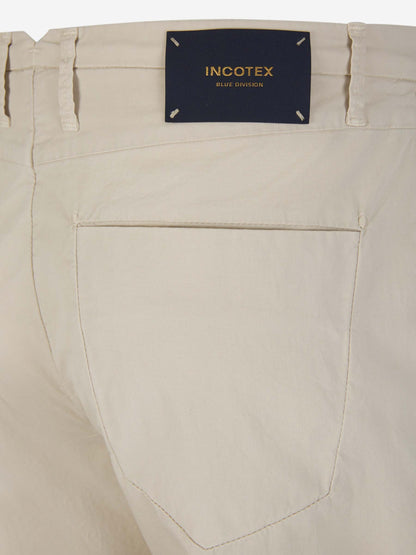 Outlet online Incotex Blue Division Hombre Pantalones Formales Algodón color Beis sku 521-003051 01 - Foto 4