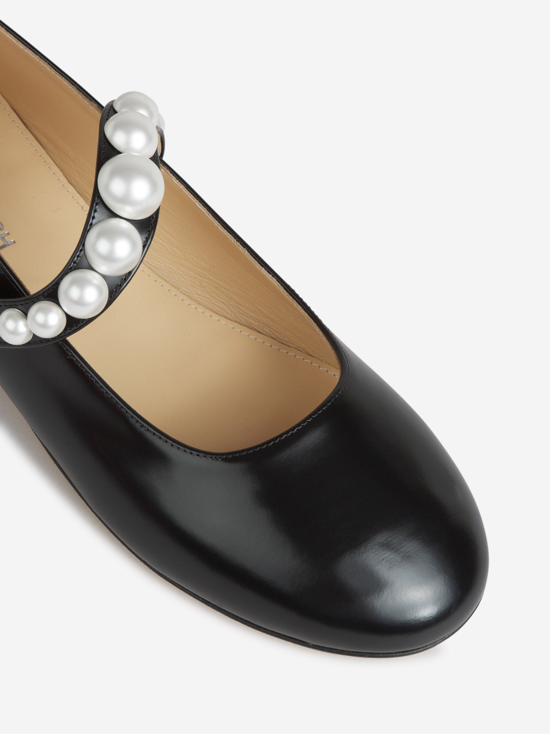 MACH &amp; MACH Bailarinas Piel Perlas color Negro sku 800-005388 01 - Foto 5